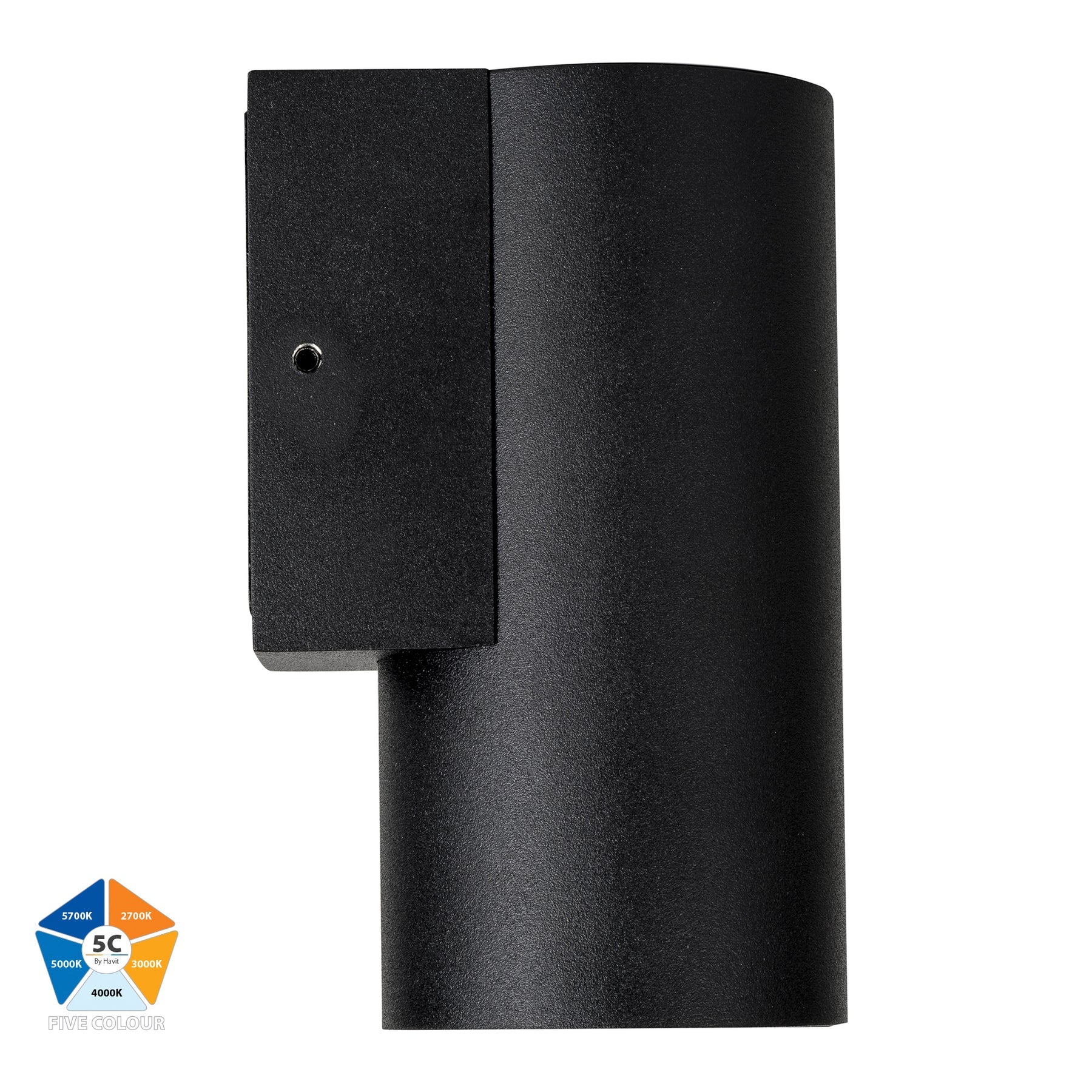 Havit Lighting Aries Aluminium Black Fixed Down LED Wall Light