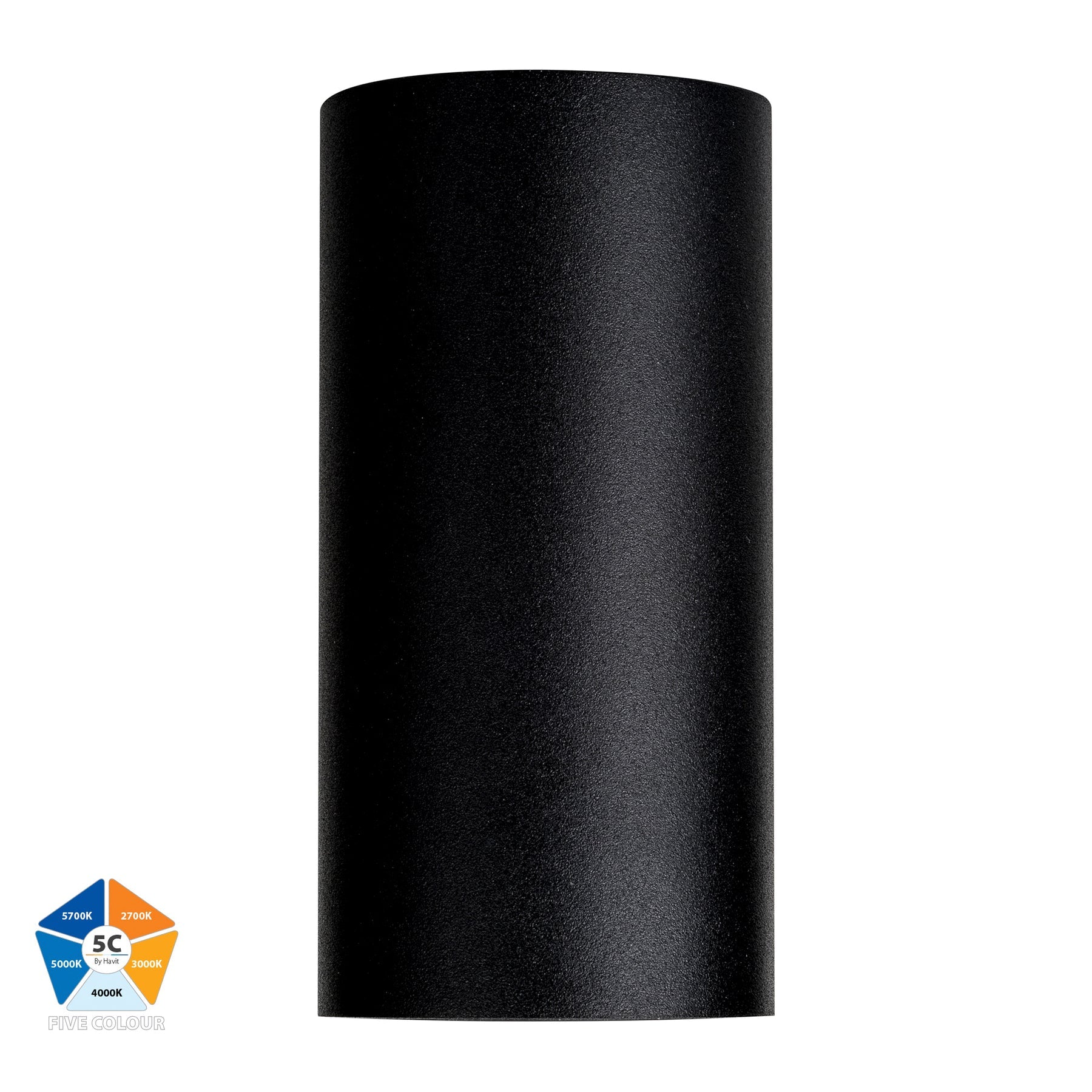 Havit Lighting Aries Aluminium Black Fixed Down LED Wall Light