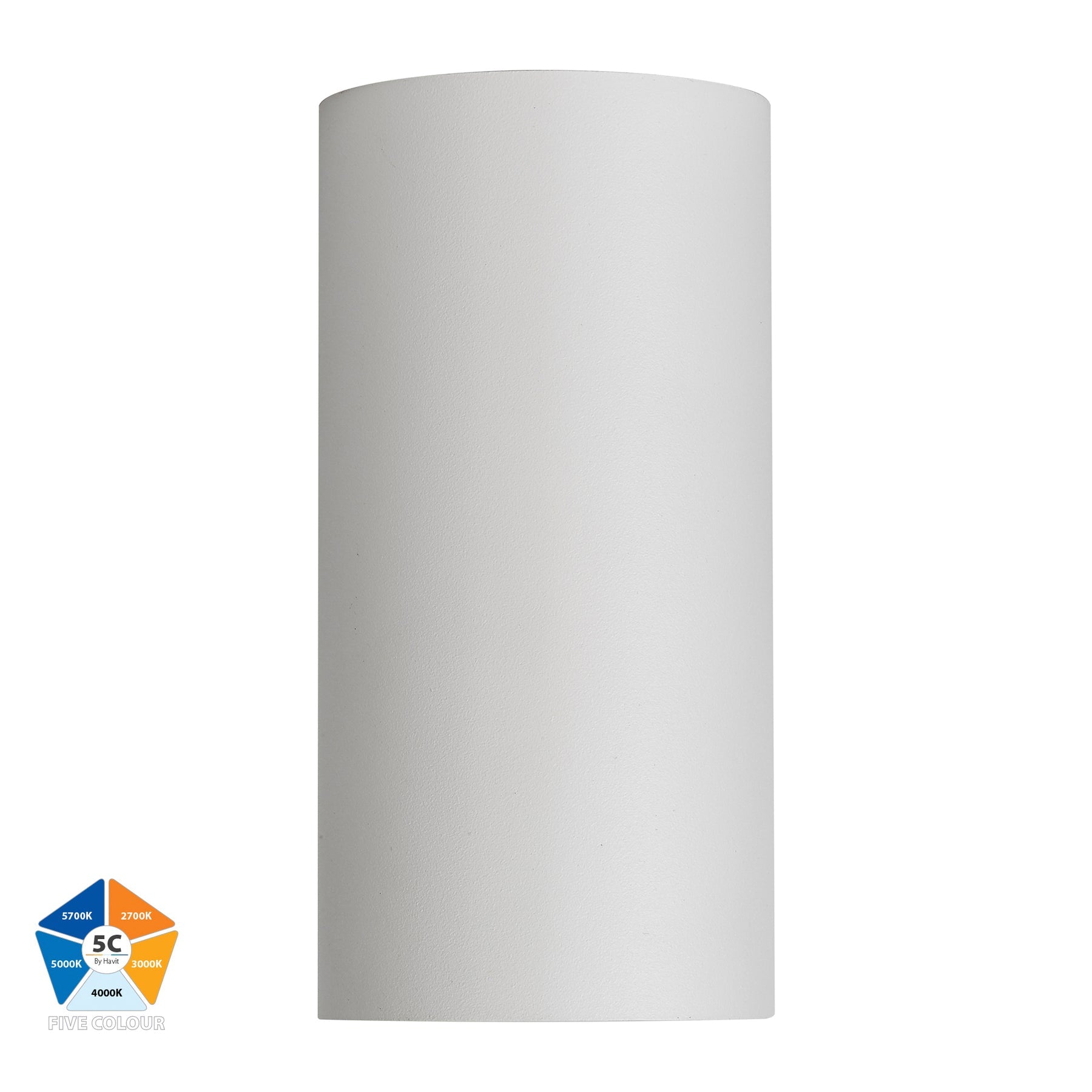 Havit Lighting Aries Aluminium White Fixed Down LED Wall Light