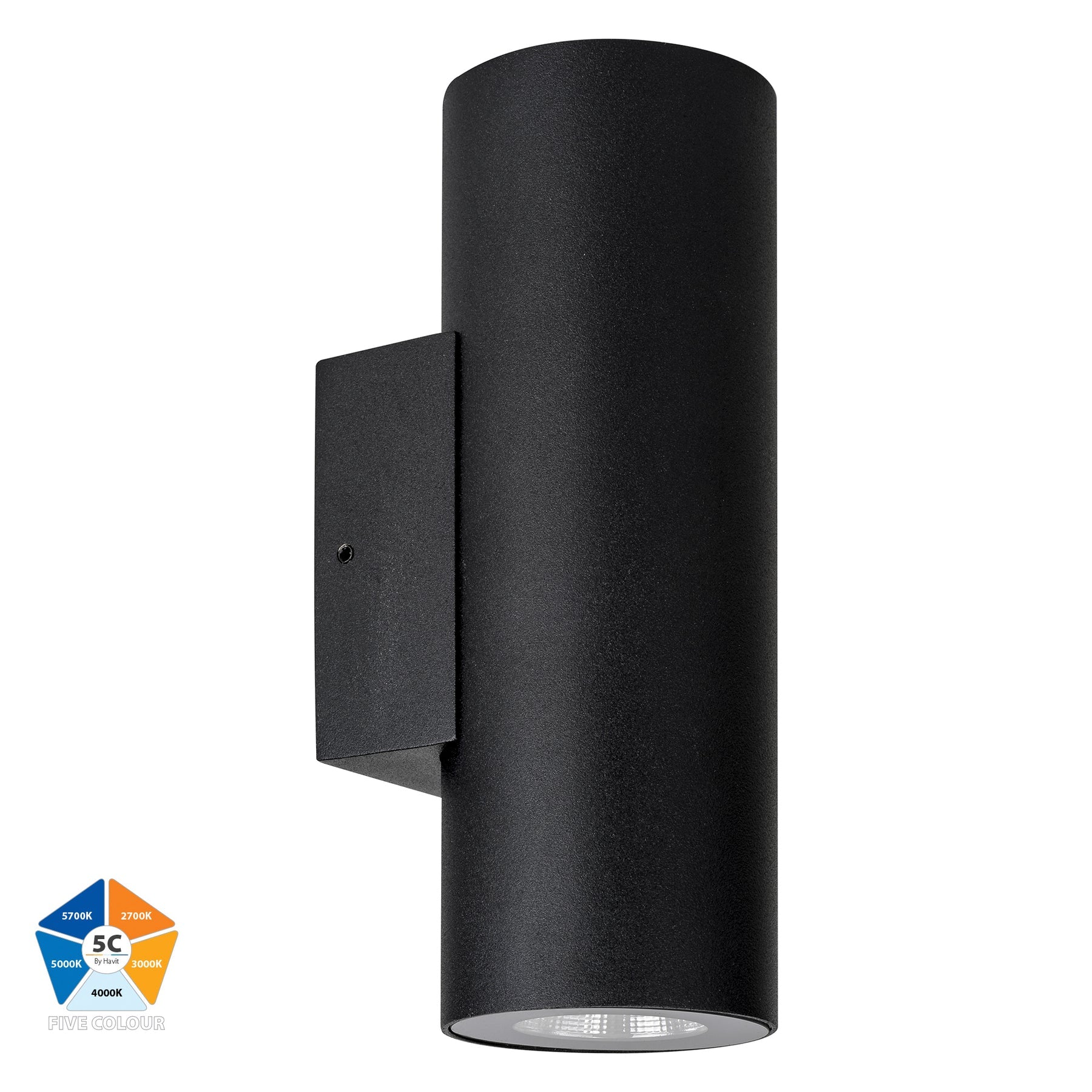 Havit Lighting Aries Aluminium Black Up & Down LED Wall Light