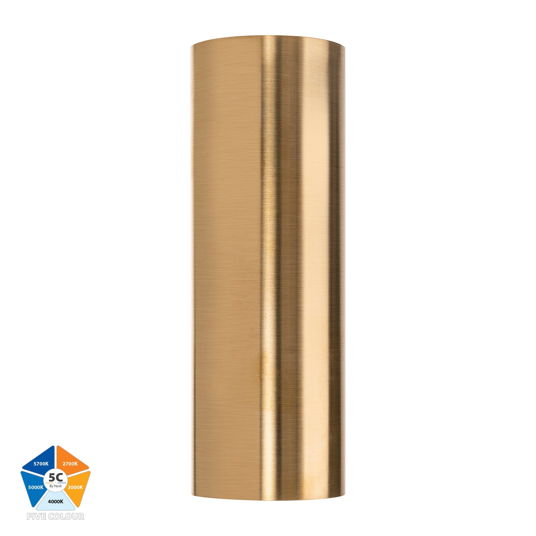 Havit Lighting Aries Solid Brass Up & Down LED Wall Light