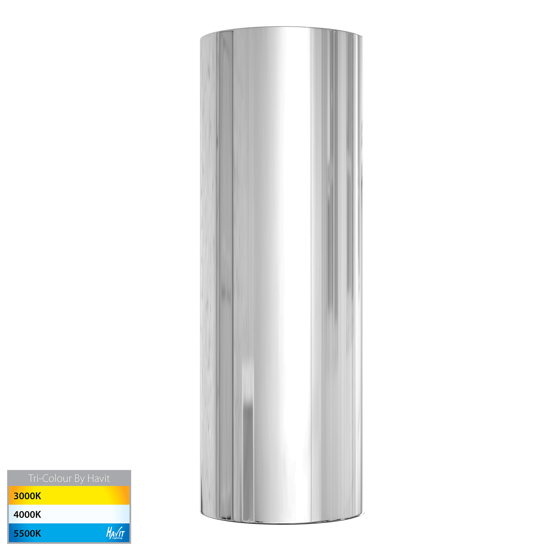 Havit Lighting Aries Polished 316 Stainless Steel Up & Down LED Wall Light