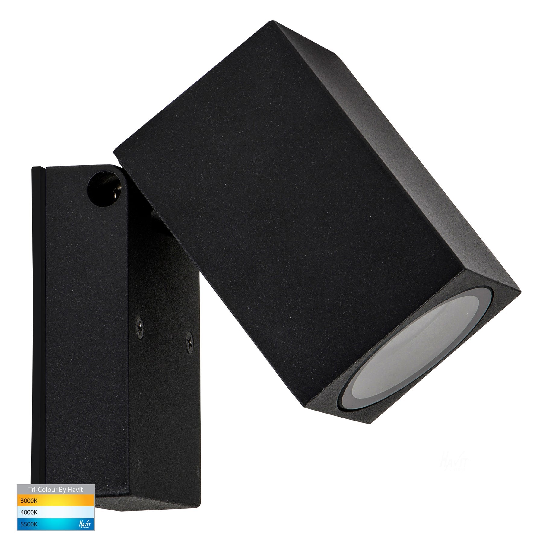Havit Lighting Accord Black TRI Colour Single Adjustable Spot Light