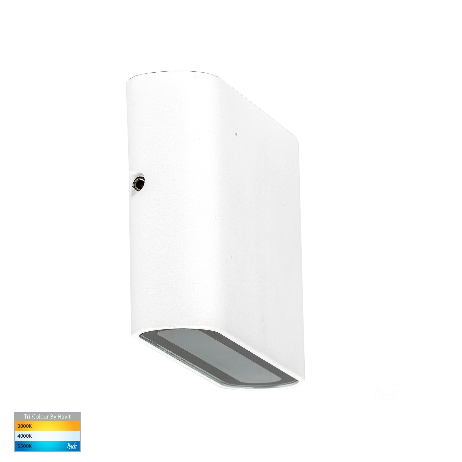 Havit Lighting Lisse White Fixed Down TRI Colour LED Wall Light