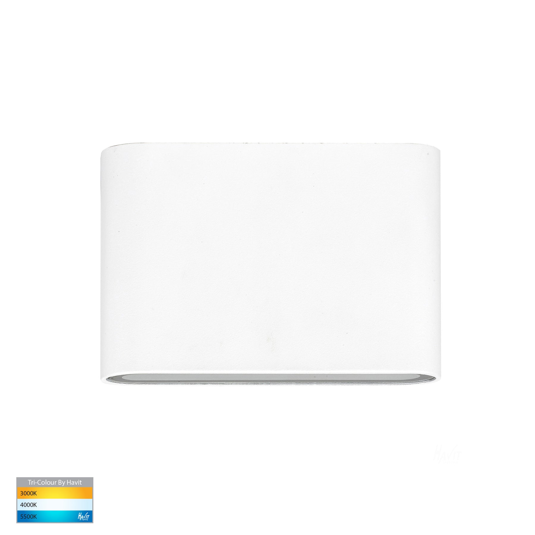 Havit Lighting Lisse White Fixed Down TRI Colour LED Wall Light
