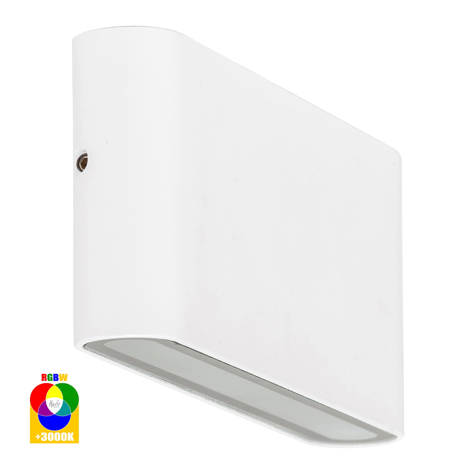 Havit Lighting Lisse White Fixed Down RGBW LED Wall Light