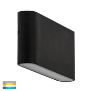 Havit Lighting Lisse Black Fixed Down TRI Colour LED Wall Light