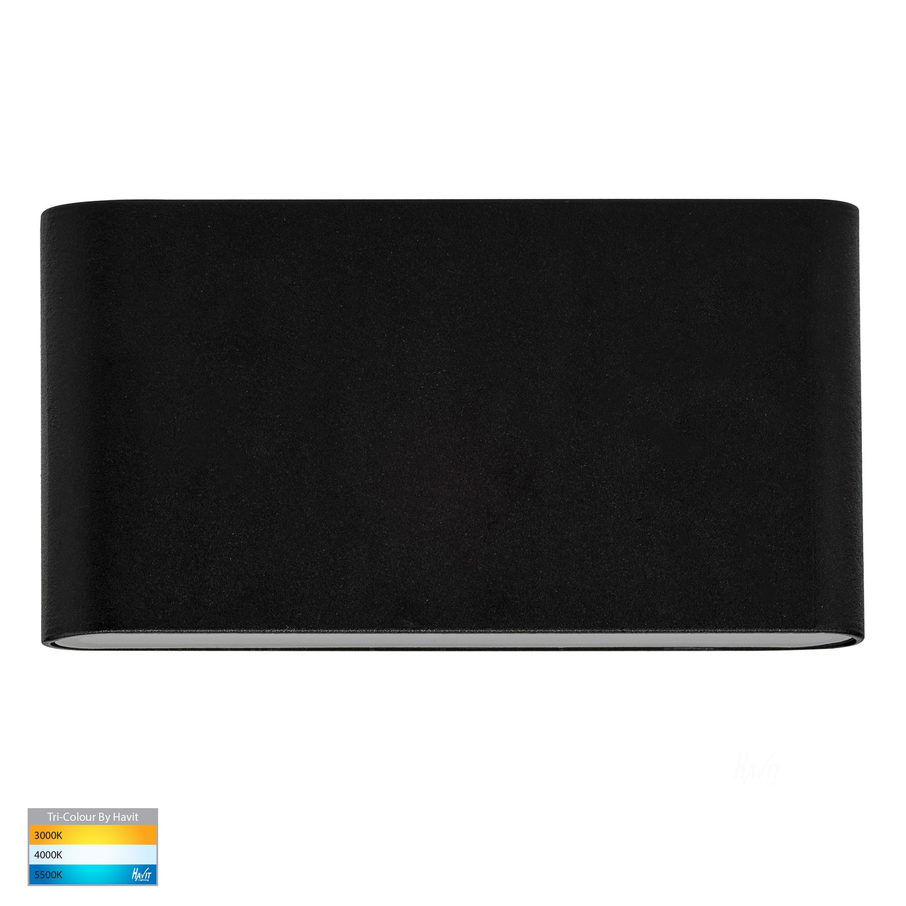 Havit Lighting Lisse Black Up & Down TRI Colour LED Wall Light