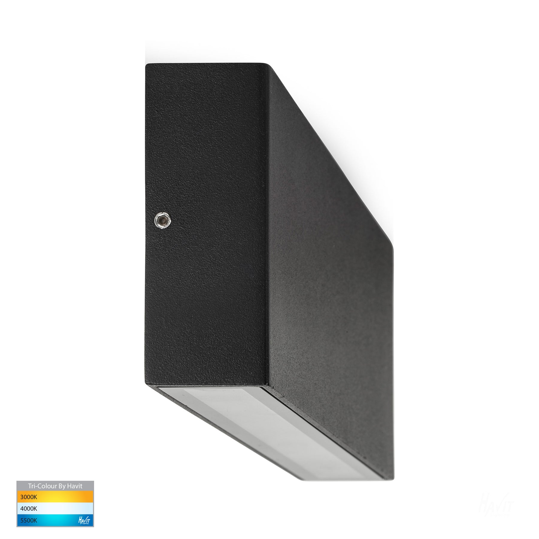 Havit Lighting Essil Black Fixed Down LED Wall Light