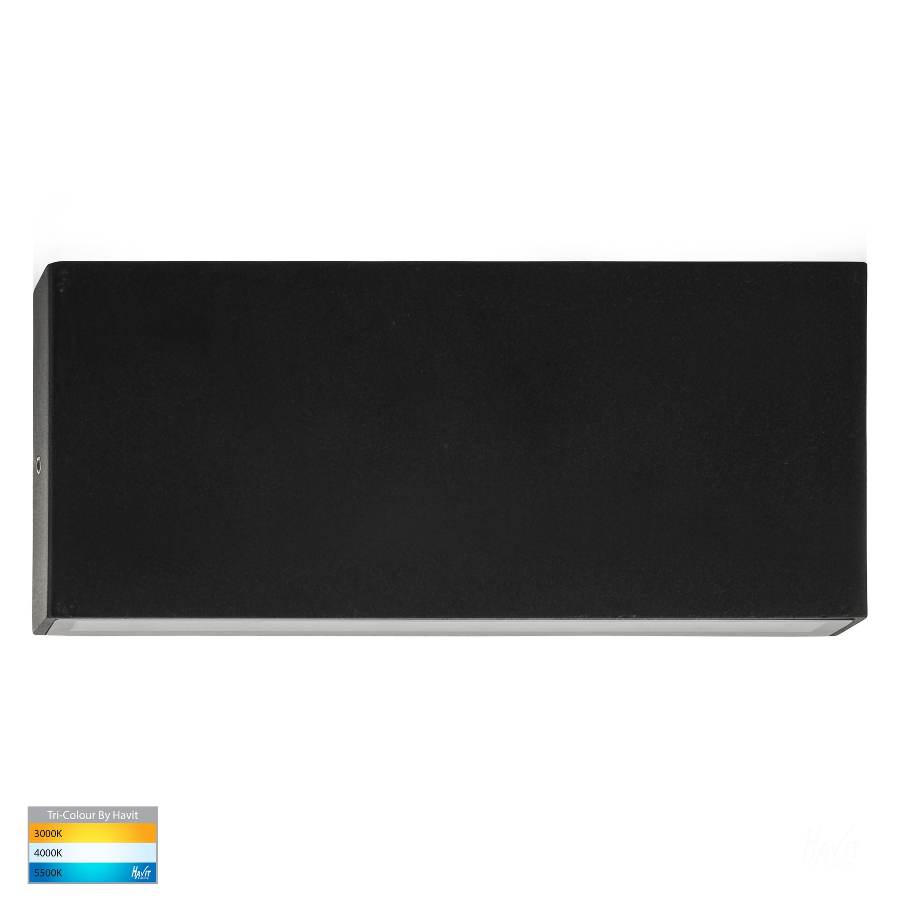 Havit Lighting Essil Black Fixed Down LED Wall Light