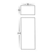 Havit Lighting Essil Black Up & Down LED Wall Light