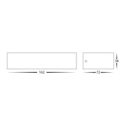 Havit Lighting Siena White LED Uplighter Wall Light
