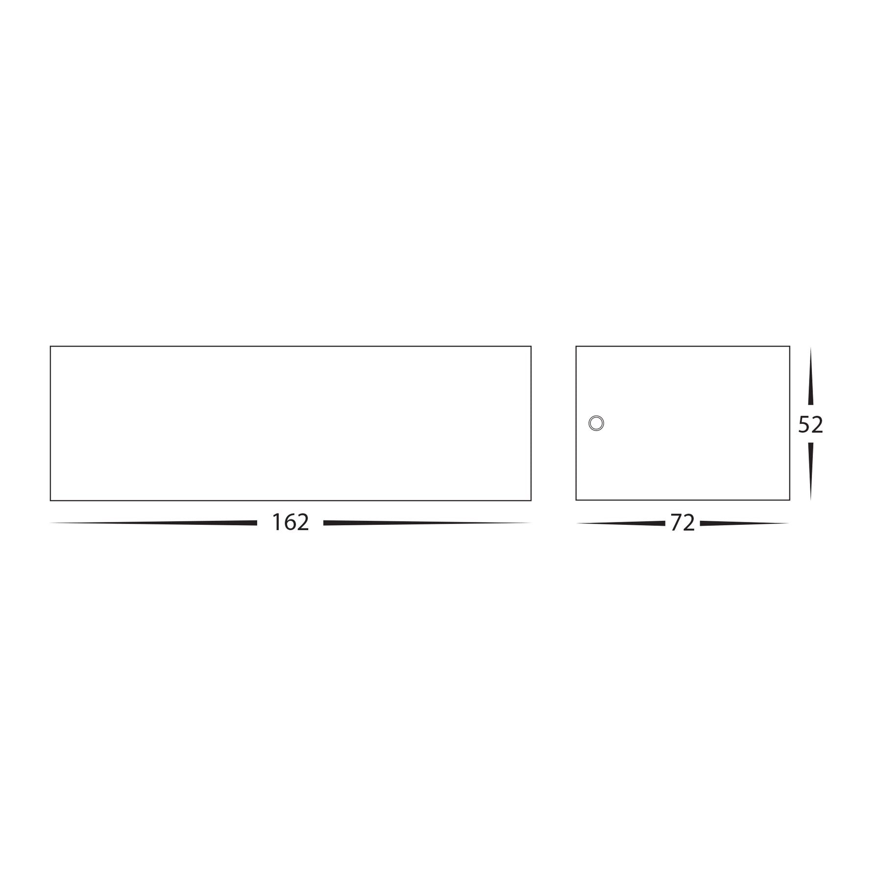 Havit Lighting Siena White LED Up & Down Wall Light