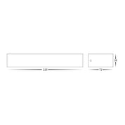 Havit Lighting Siena White LED Uplighter Wall Light