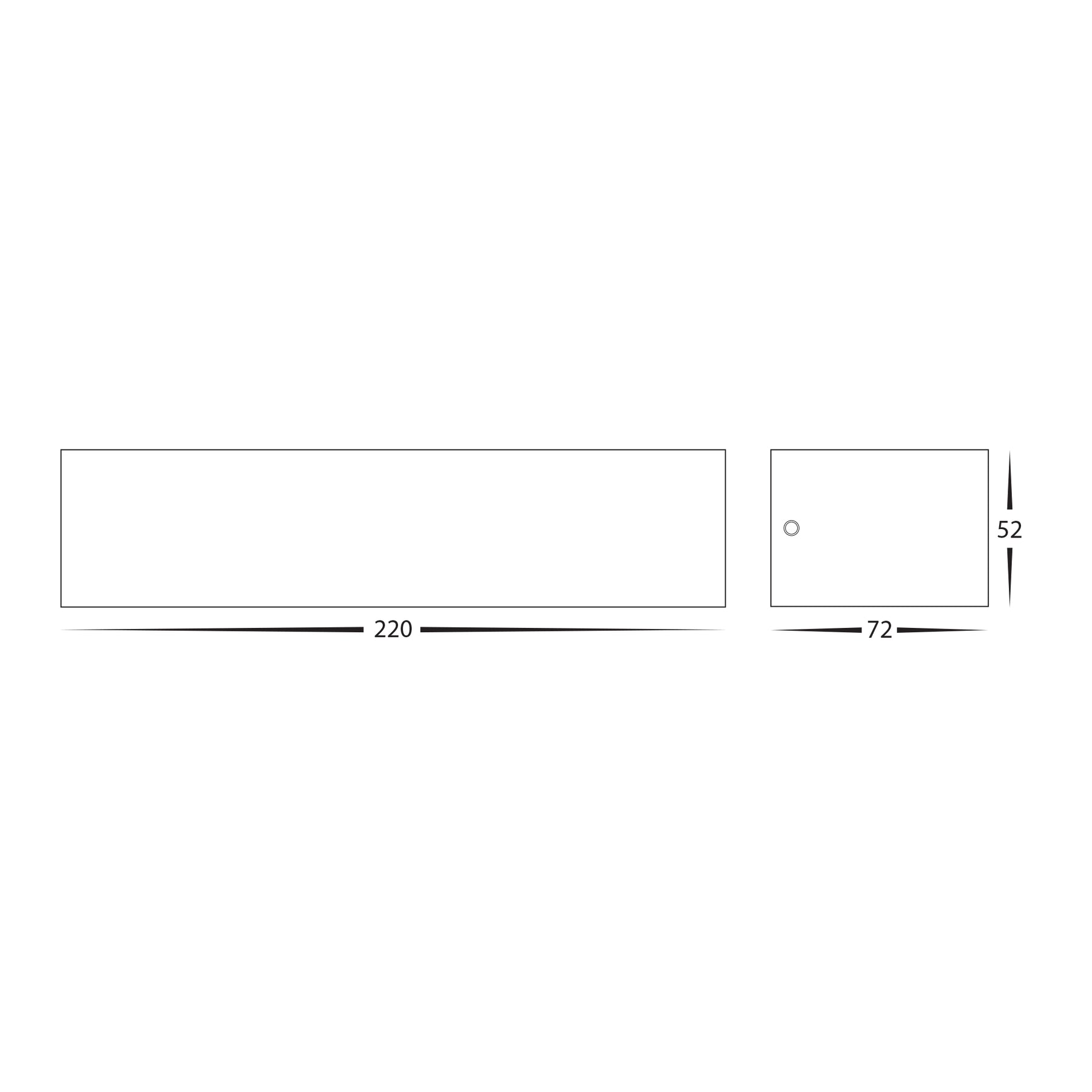 Havit Lighting Siena White LED Up & Down Wall Light