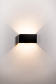 Havit Lighting Versa Black Square Up & Down Wall Light
