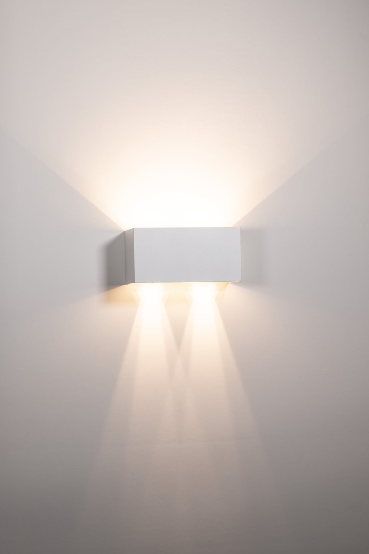 Havit Lighting Versa White Square Up & Down Wall Light