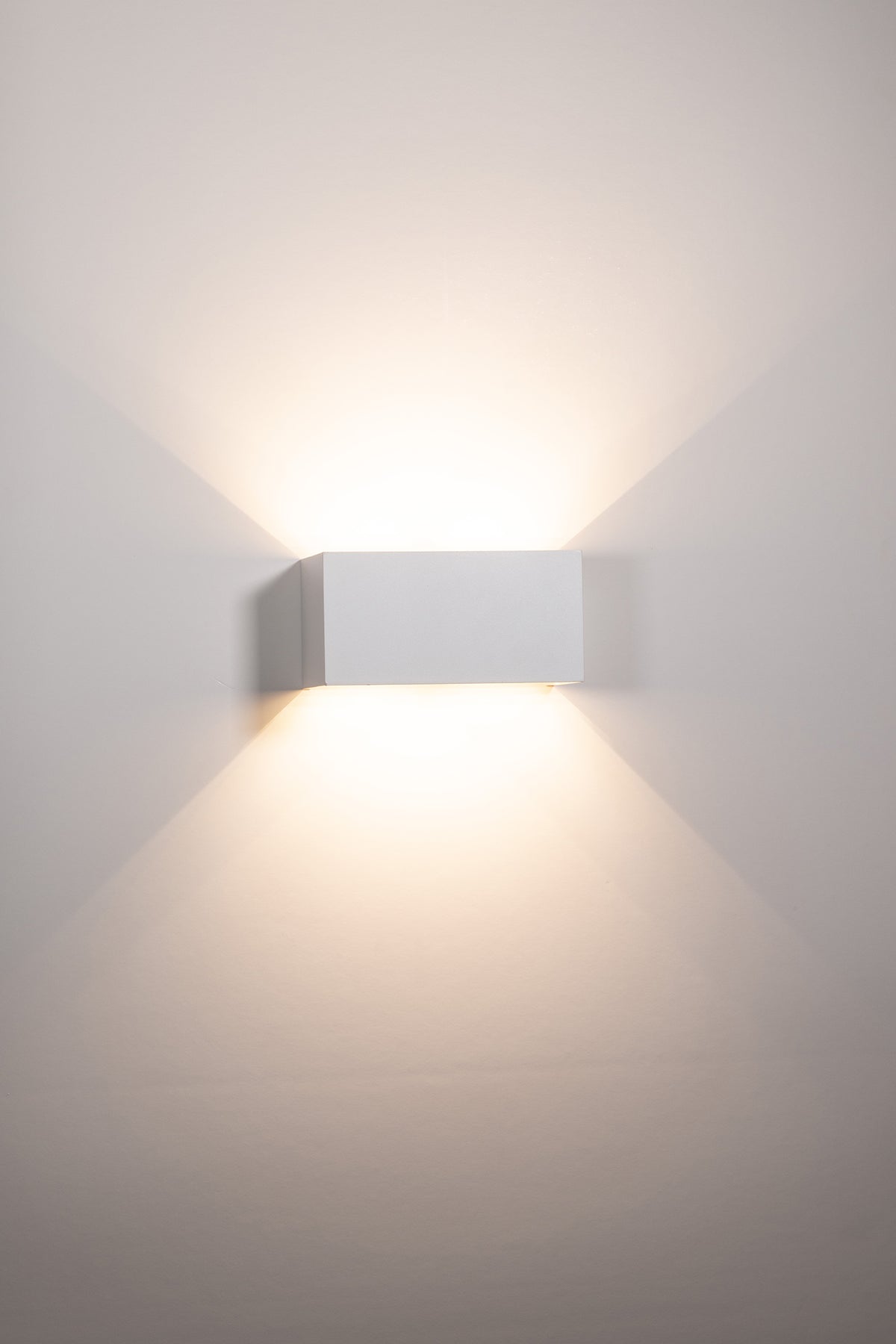 Havit Lighting Versa White Square Up & Down Wall Light