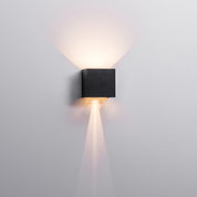 Havit Lighting Versa Black Square Up & Down Wall Light