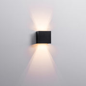 Havit Lighting Versa Black Square Up & Down Wall Light