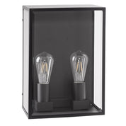 Havit Lighting Bayside 316 Stainless Steel Black 2 Light Wall Light