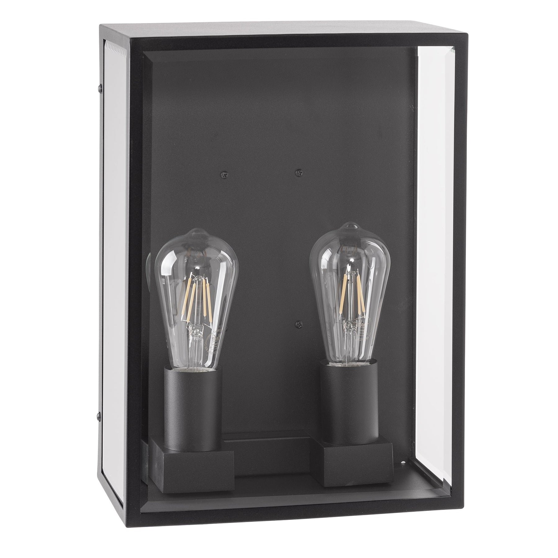 Havit Lighting Bayside 316 Stainless Steel Black 2 Light Wall Light