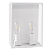 Havit Lighting Bayside 316 Stainless Steel White 2 Light Wall Light