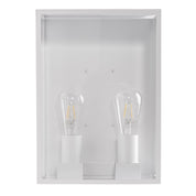 Havit Lighting Bayside 316 Stainless Steel White 2 Light Wall Light