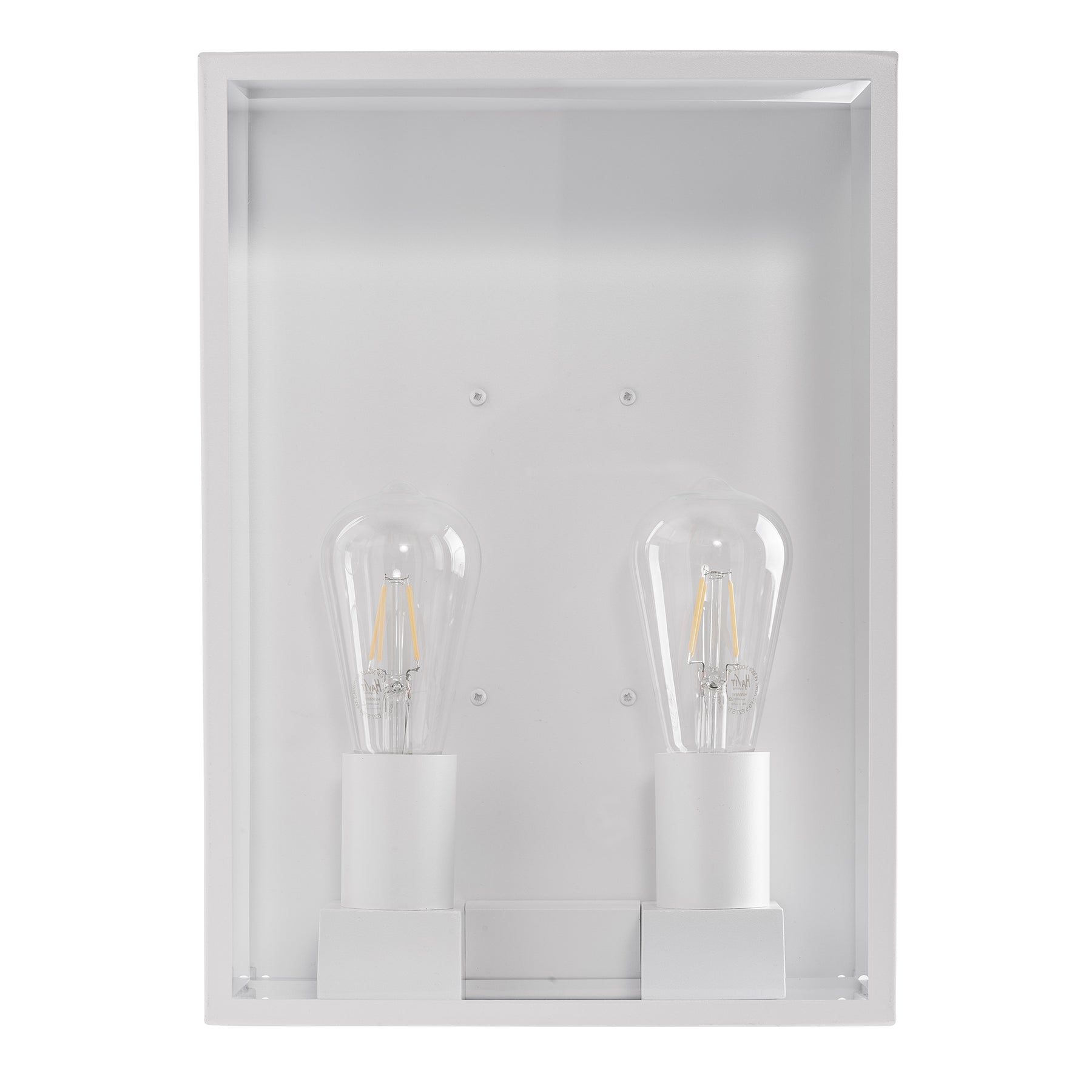 Havit Lighting Bayside 316 Stainless Steel White 2 Light Wall Light