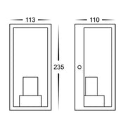 Havit Lighting Bayside 316 Stainless Steel Wall Light