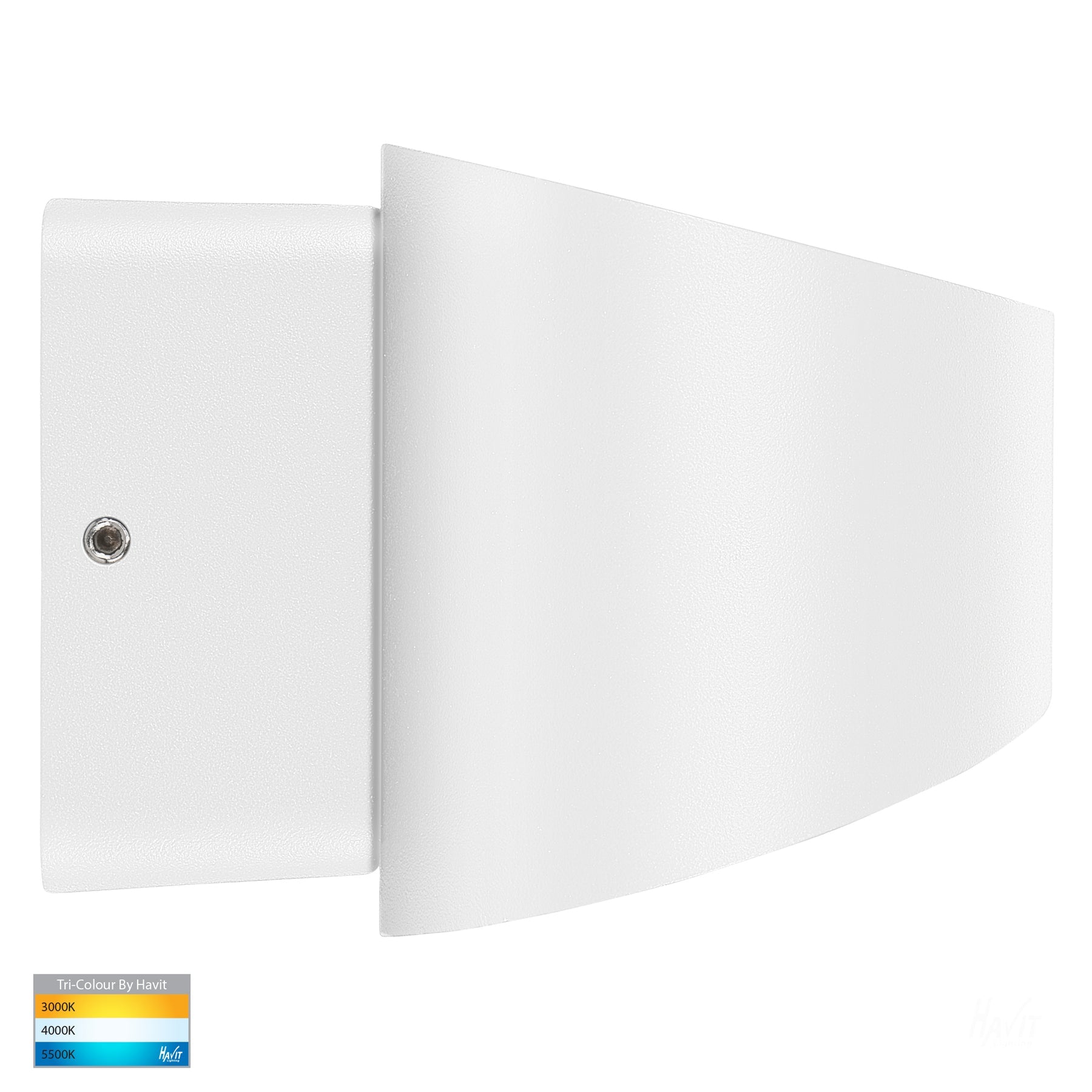 Havit Lighting Luxe White TRI Colour Up & Down LED Wall Light
