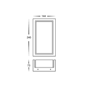 Havit Lighting Nepean White LED Wall Light