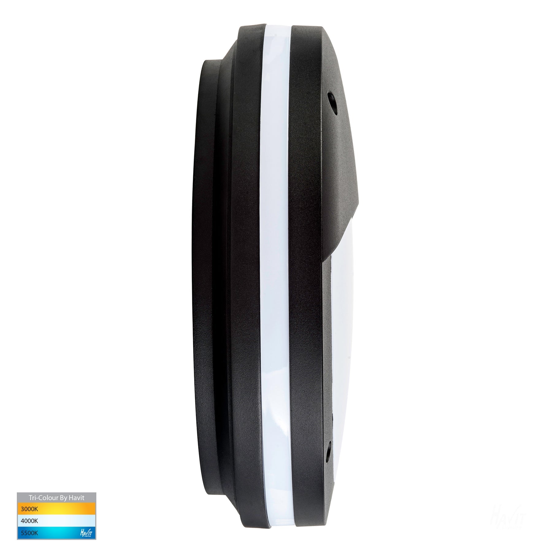 Havit Lighting Stor Black LED Bunker Light with Eyelid