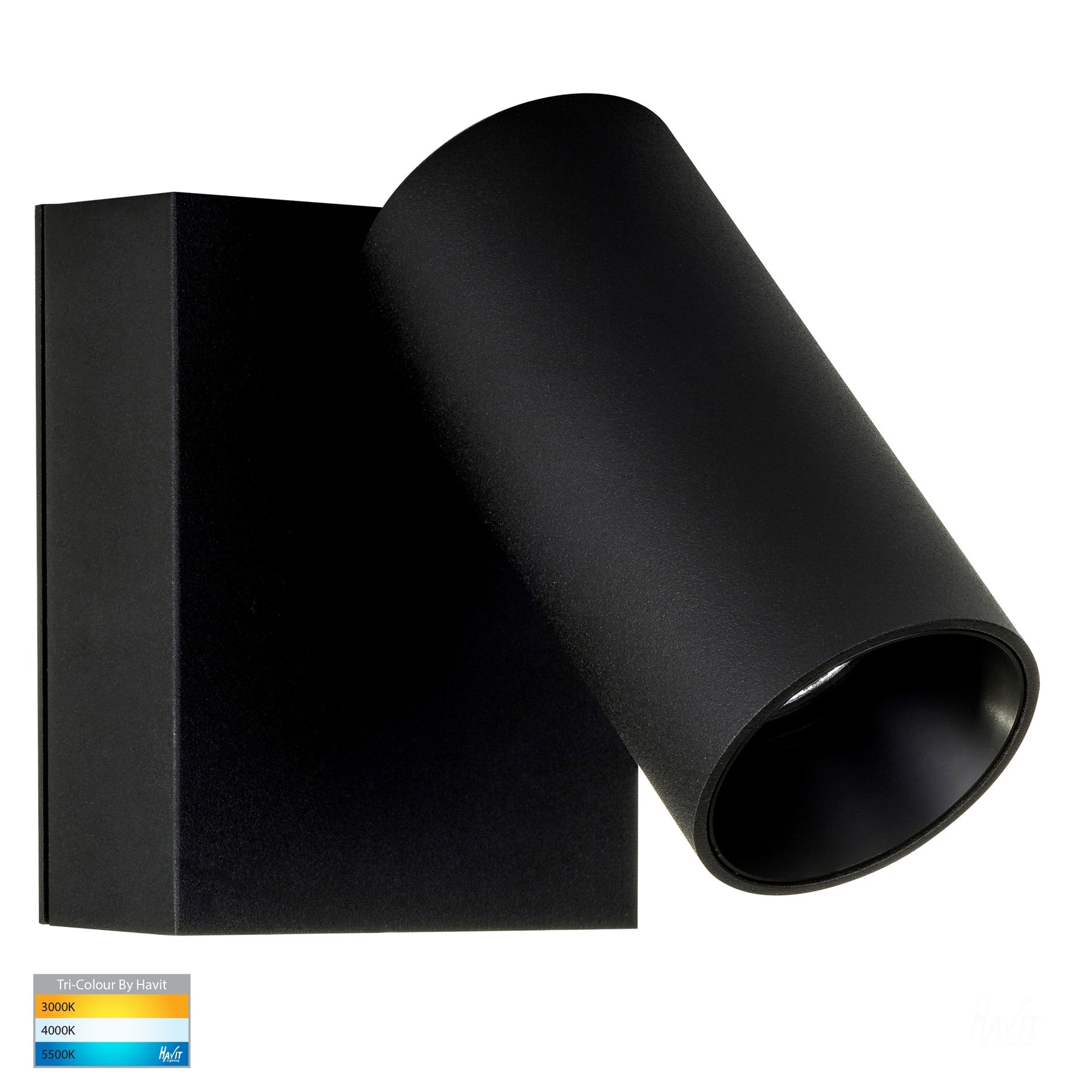 Havit Lighting Revo Black Single Adjustable Wall Light