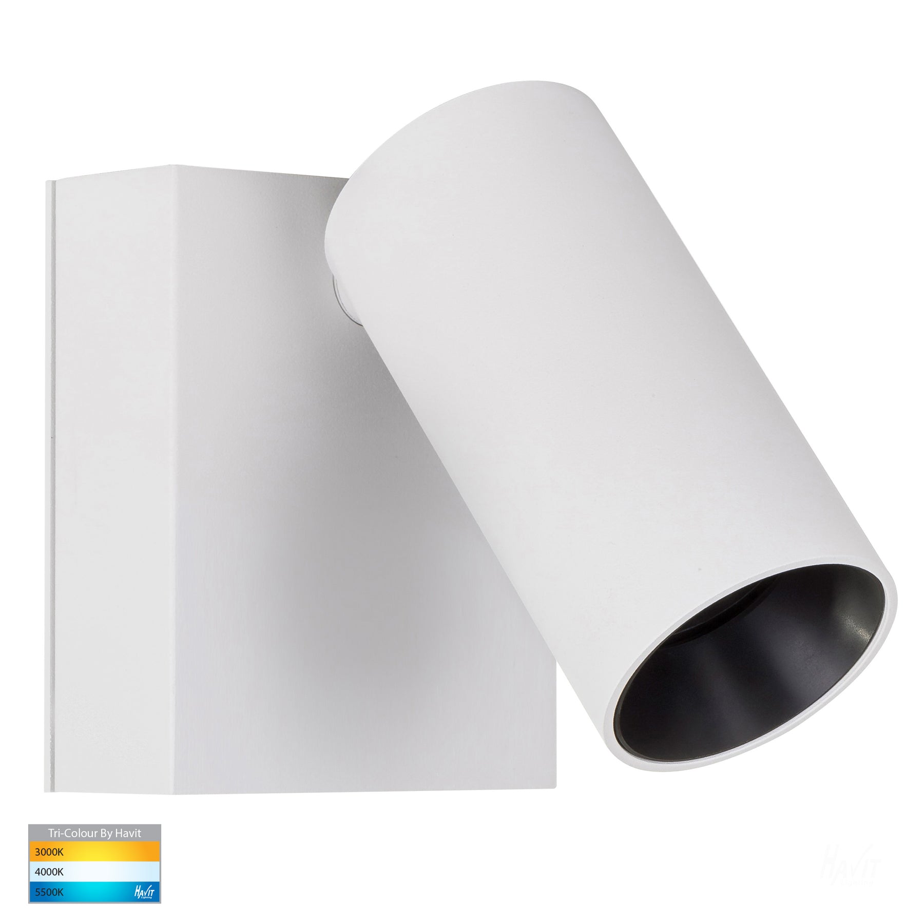 Havit Lighting Revo White Single Adjustable Wall Light