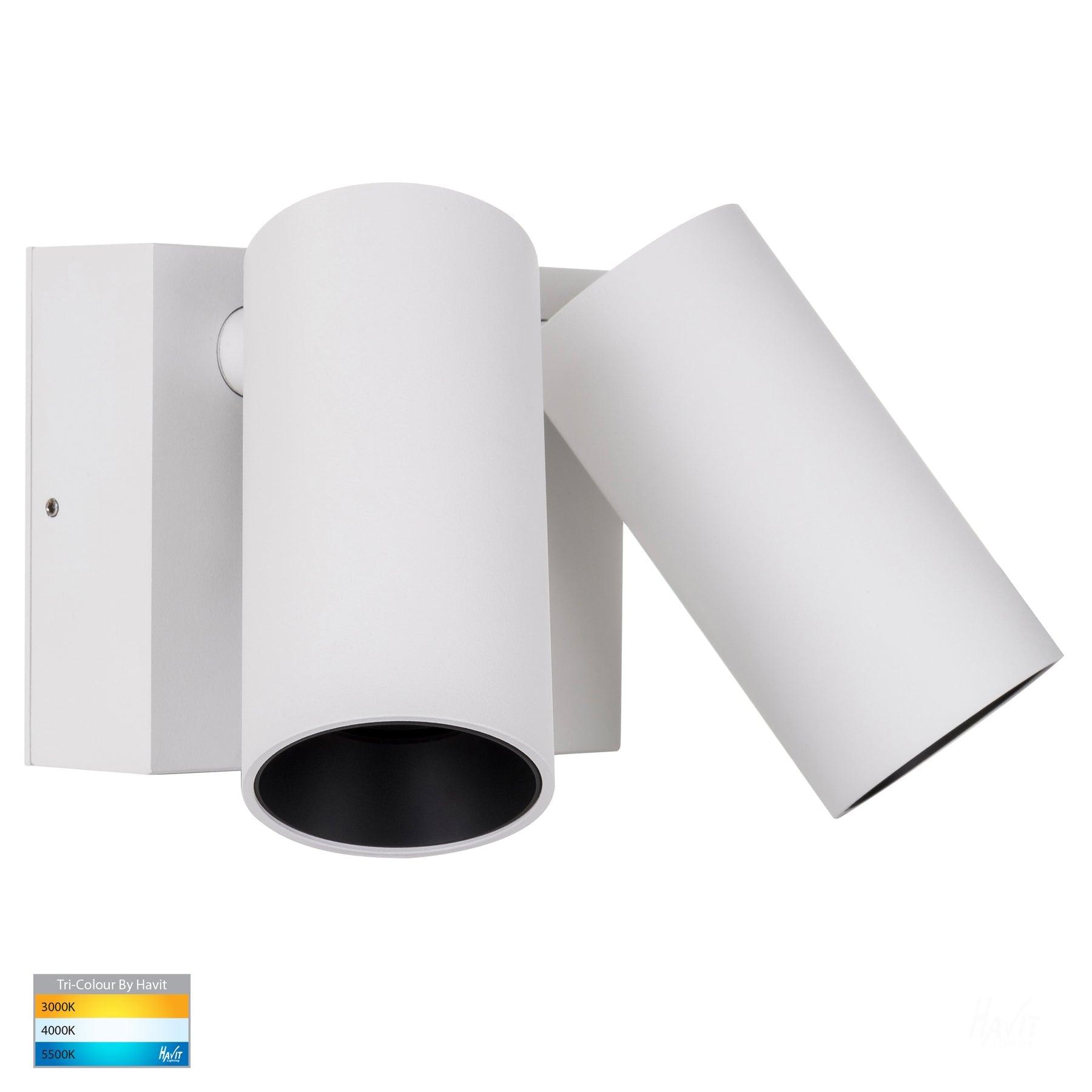 Havit Lighting Revo White Double Adjustable Wall Light