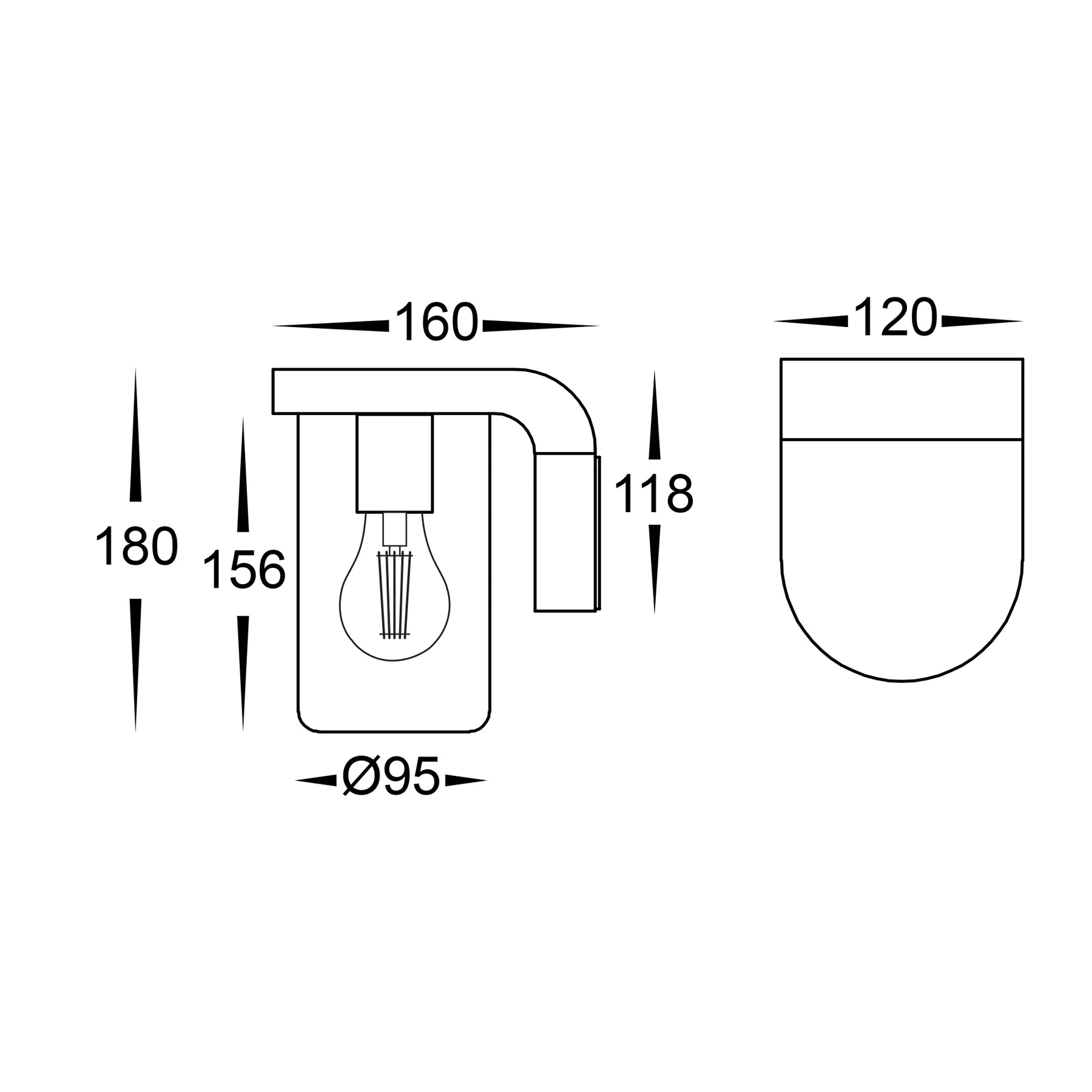 Havit Lighting Angela White LED Wall Light