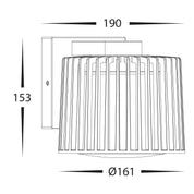 Havit Lighting Lumo Aluminium Black Wall Light