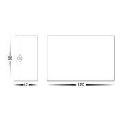 Havit Lighting Maro White Up & Down TRI Colour LED Wall Light