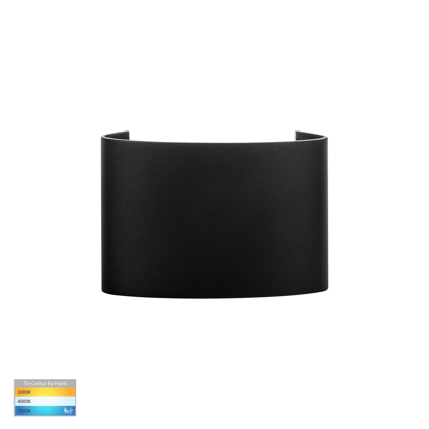 Havit Lighting Maro Black Up & Down TRI Colour LED Wall Light