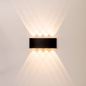 Havit Lighting Maro Black Up & Down TRI Colour LED Wall Light