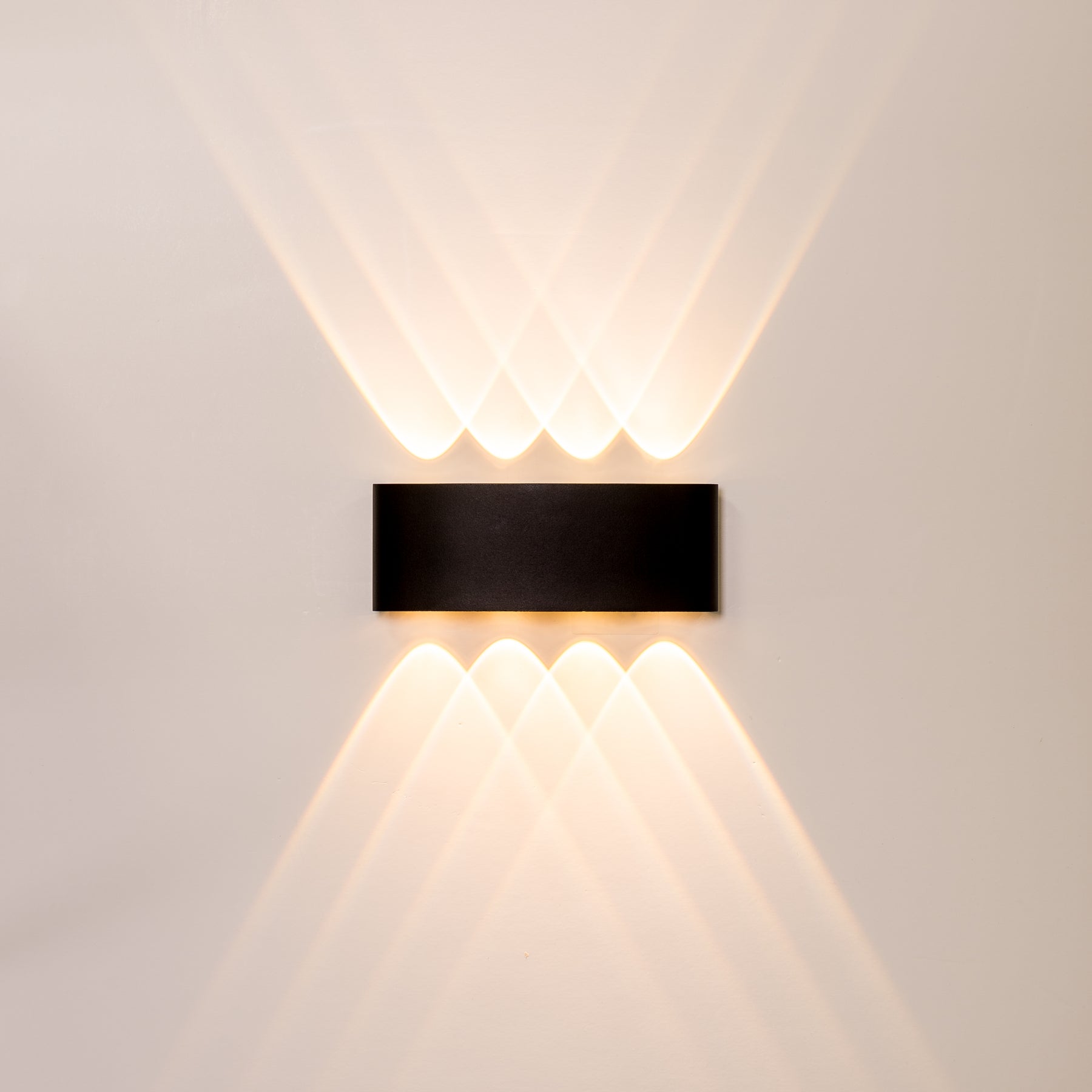 Havit Lighting Maro Black Up & Down TRI Colour LED Wall Light