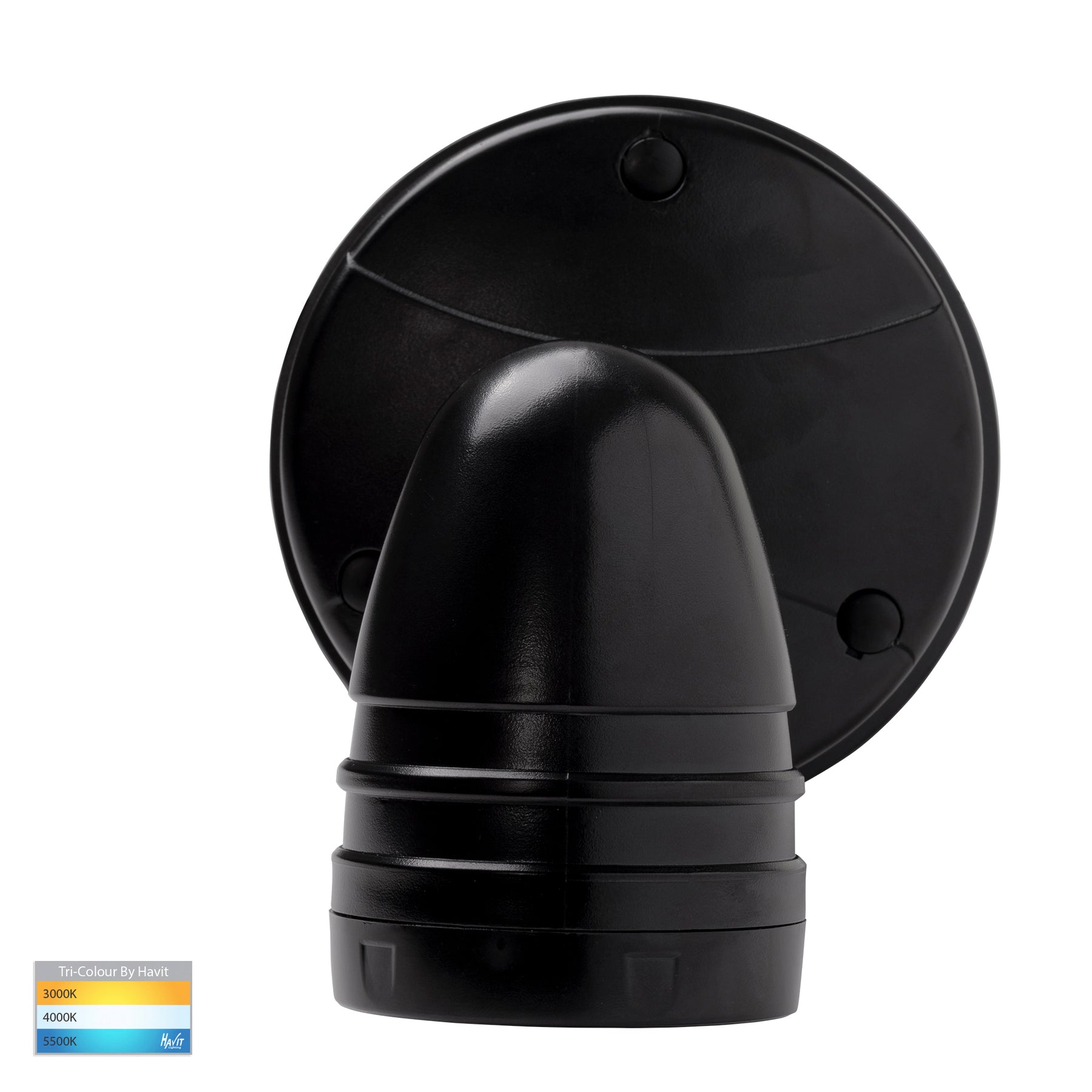 Havit Lighting Focus Polycarbonate Black Single Adjustable Spot Light With Sensor