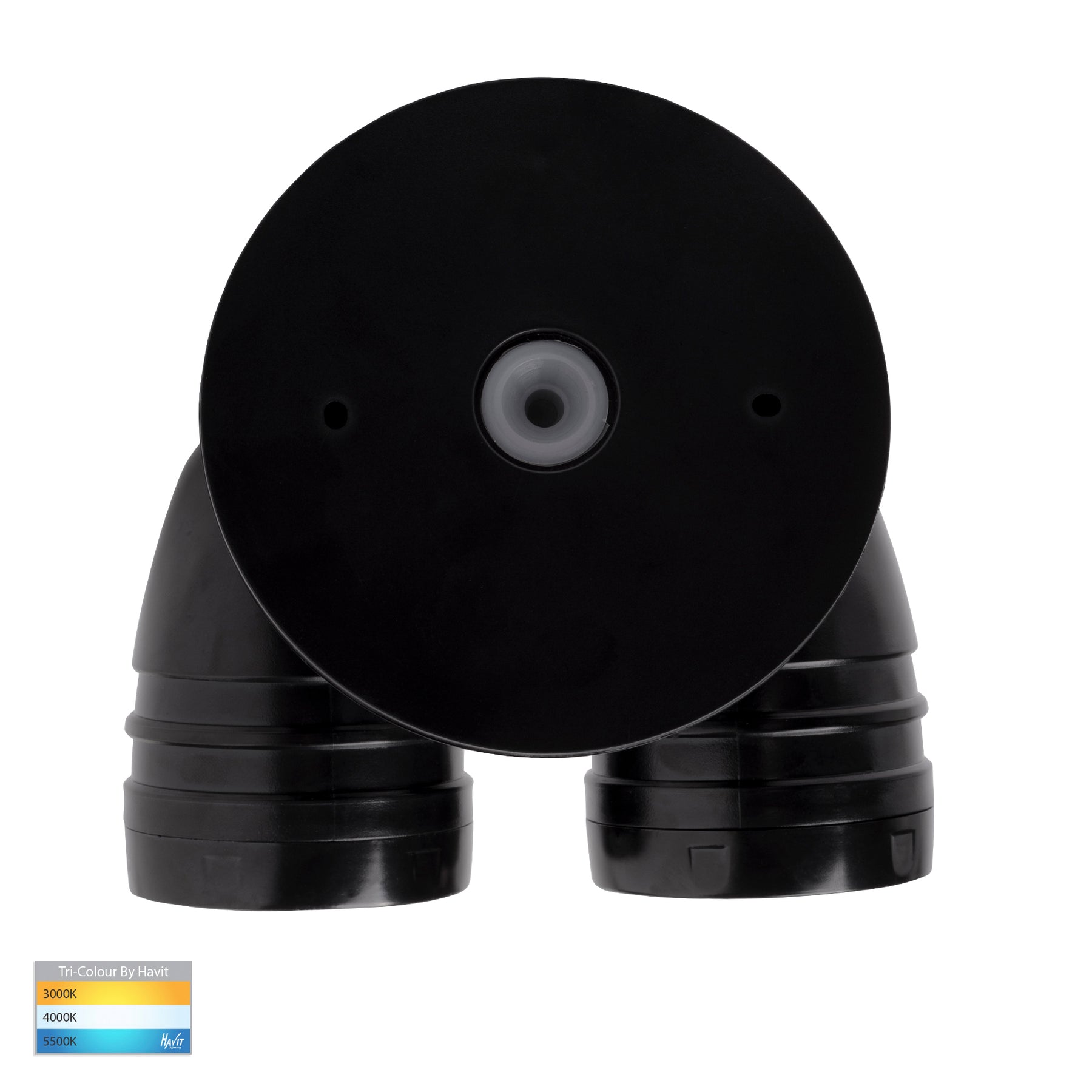 Havit Lighting Focus Polycarbonate Black Double Adjustable Spot Light