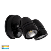 Havit Lighting Focus Polycarbonate Black Double Adjustable Spot Light With Sensor