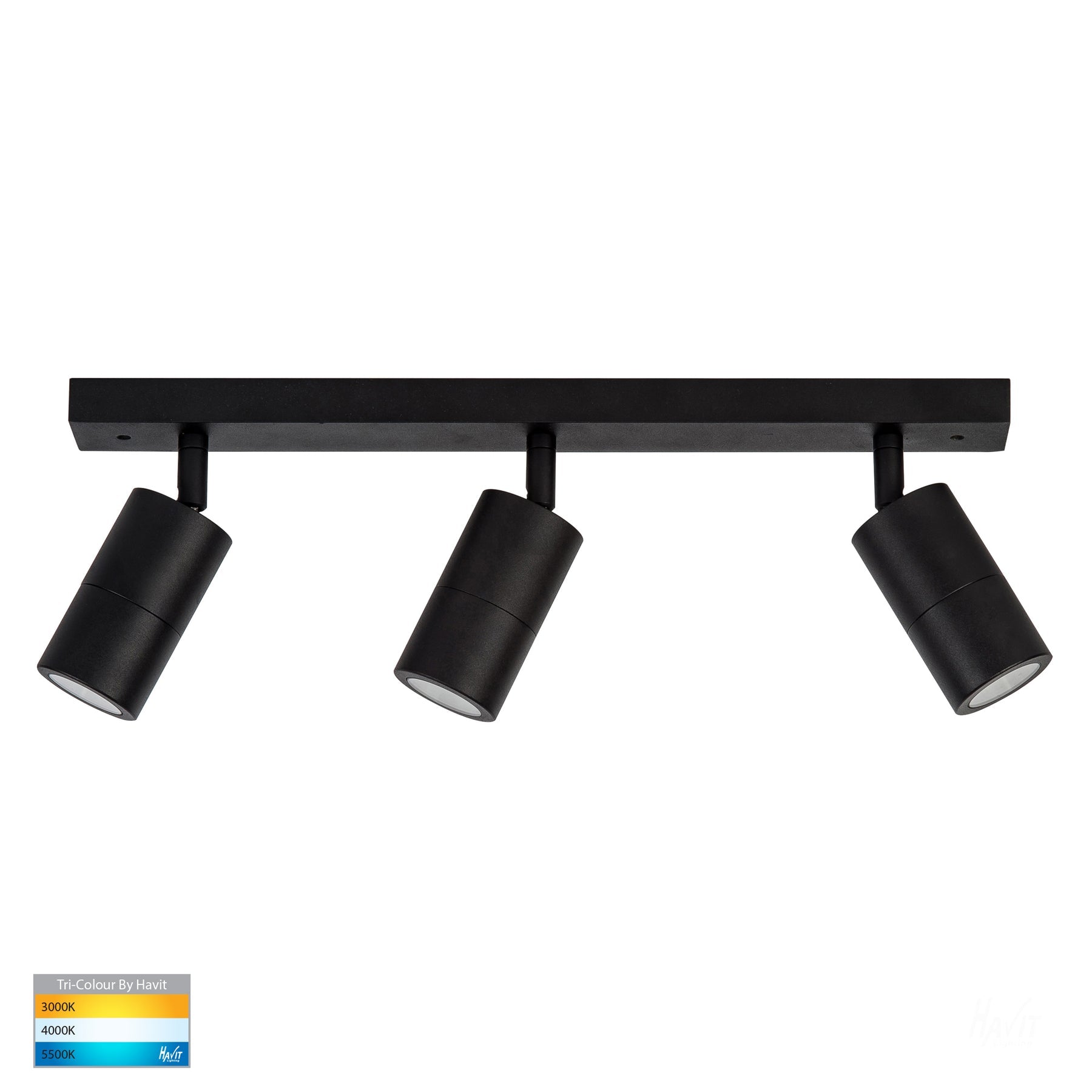 Havit Lighting Tivah Black 3 Light TRI Colour Bar Light