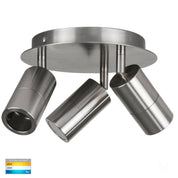 Havit Lighting Tivah Titanium Aluminium 3 Light Round Plate