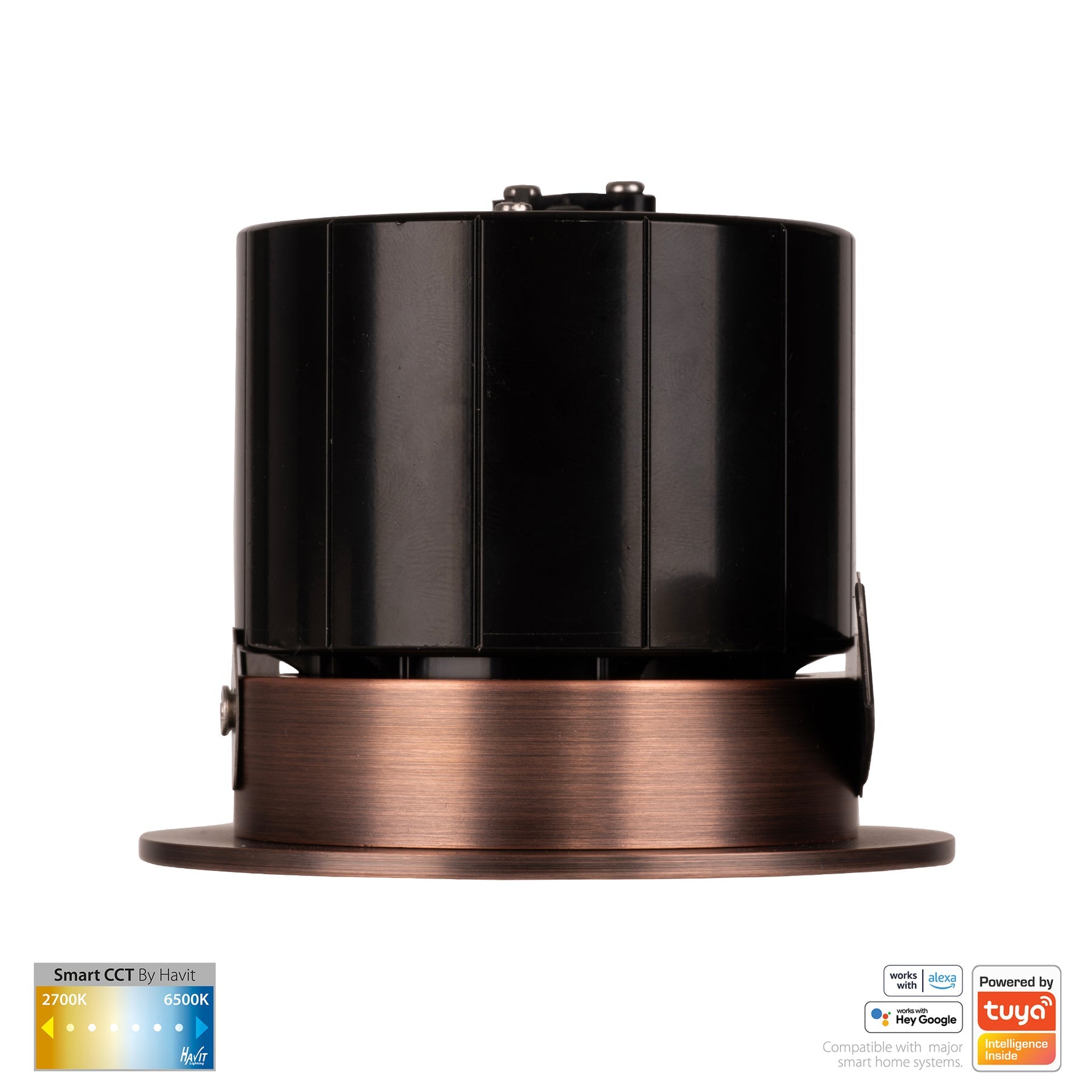 Havit Lighting Prime Antique Brass Fixed CCT WIFI LED Downlight