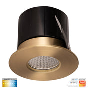 Havit Lighting Prime Brass Coloured Fixed CCT WIFI LED Downlight