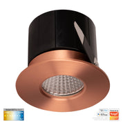 Havit Lighting Prime Copper Coloured Fixed CCT WIFI LED Downlight